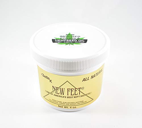 Bette K New Feet Cream 4oz w/Hempseed Oil