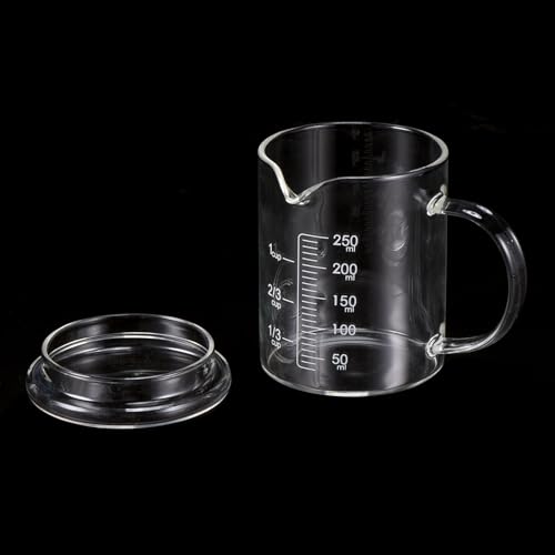 Vaso medidor de vidrio 250ml PATIKIL miniatura 4
