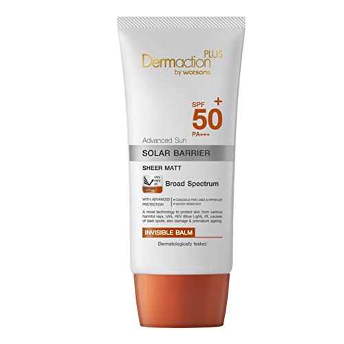 Dermaction Plus Advanced Sun Solar Barrier Sheer Matt Invisible Balm SPF50
