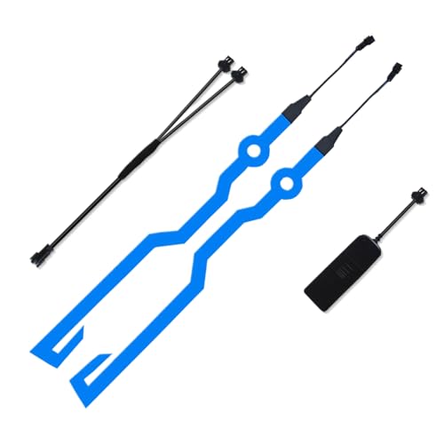 Generico Luce per caschi moto, Luce per caschi LED | Segnale di guida notturna - Striscia luminosa per a LED antiurto, impermeabile e adesiva per papà, fidanzato, compleanno, festa del papà