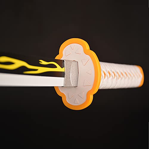 SV Handmade Anime Sword Cosplay Agatsuma Zenitsu Sword Katana 31 inches，Collectible Gifts - Thumbnail 4