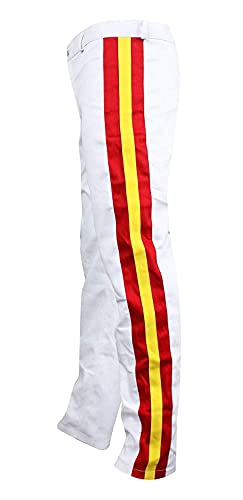 SpazeUp Yellow Concert Cotton Costume - Mens 80s Star Adults Lead Singer Yellow Jacket Costume Outfit2