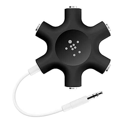 Belkin Rockstar 5-Jack Audio Splitter (Black)