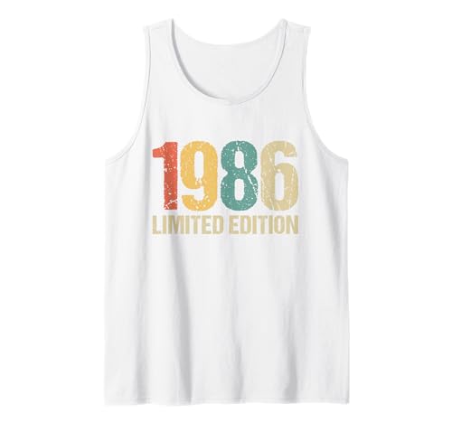 36 cumpleaños para hombre y mujer, 36 años 1986, divertido regalo Camiseta sin Mangas