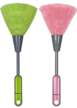 Nimbose® Computer Cleaning Brush Set, Plastic Mini Laptop Keyboard Dust Cleaning Small Brush Set (Random Colors, Set of 2), Multicolour - image, photos