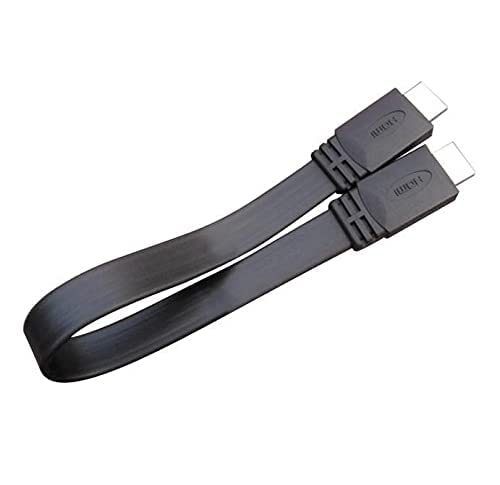 fdealz® [ 1 Piece ] Flat HDMI Short Cable - 0.3 Meter / 30 CM Small Length High Speed HDMI Cable - Ultra HD 4k x 2k HDMI Cable - HDMI M/M - 30cm HDMI 1.4 Cable (B0C1BPCHLR) Amazon Price History, Amazon Price Tracker
