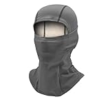 Balaclava Temperature-Sensitive Color-Changing mask, Windproof and Warm Winter Scarf mask, Cold-Proof ski mask(Grey)