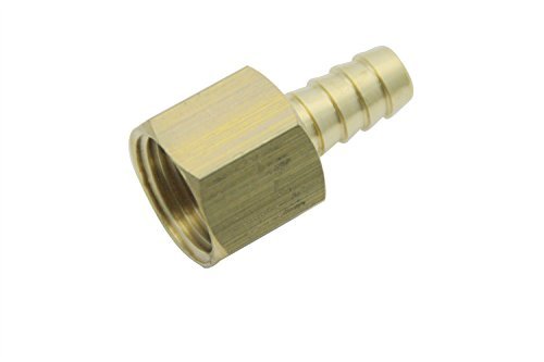 Coupleur/adaptateur de raccord en laiton sans plomb LWTFITTING, tuyau de 1/2", manchon x 1/4", NPT, femme, gaz combustible, eau (pack de 400)