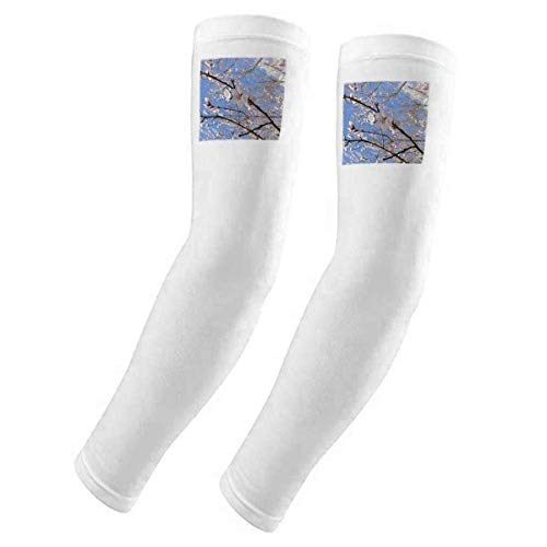 Funda para brazo con protección UV transpirable y estampado de cerezo