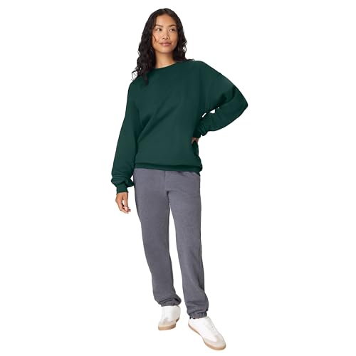 Hanes Men's Ultimate Cotton Heavyweight, Deep Forest, Large - image 5