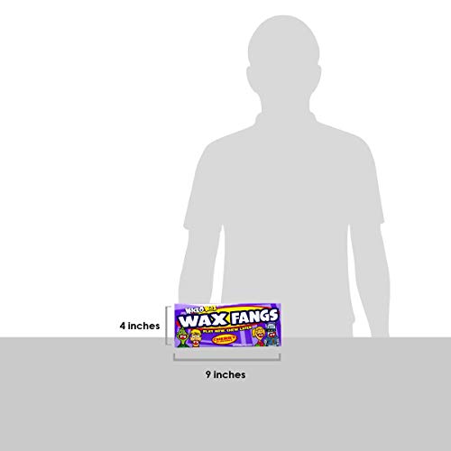 Tootsie Roll Wack-O-Wax Fangs, 24-Count Box, Cherry Flavor