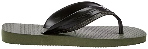 Chinelo Hybrid Be, Havaianas, Masculino, Musgo, 35/36