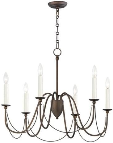 Maxim Plumette - Crystal and Metal Crown Pack for 12166 in Traditional Style-Chestnut Bronze Finish