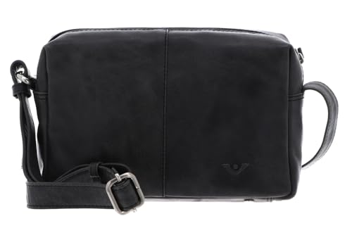 Sac à épaule bandoulière Voi Sarala Black en cuir pour femme active