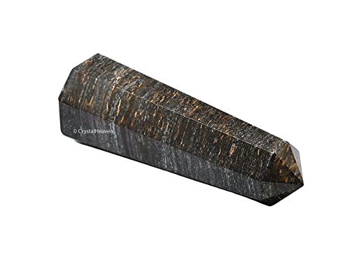 Image of Crystal Heaven Certified Bronzite Crystal Tower Obelisk Point For Chakra, Healing & Balancing-Aaa Grade Original Certified Gemstone Agate For Reiki Meditation Yoga Spiritual (2-3 Inches)