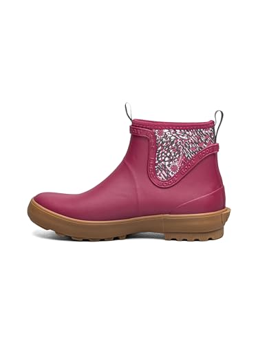 BOGS Womens Harper Chelsea, Berry, 11