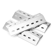 33,5 x 12cm Edelstahl Brennerabdeckung für Enders San Diego 3, Enders San Diego Evo,Brennerabdeckung Heizplatte für Mr.Gardener Vancouver 3,Flammenverteiler Hitzeschild Zubehör,3 Stück