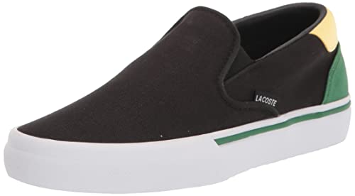 Lacoste Jump Serve Slip On Sneaker, Lt Ylw/Blk, 13 Us Unisex Little Kid #TOP12