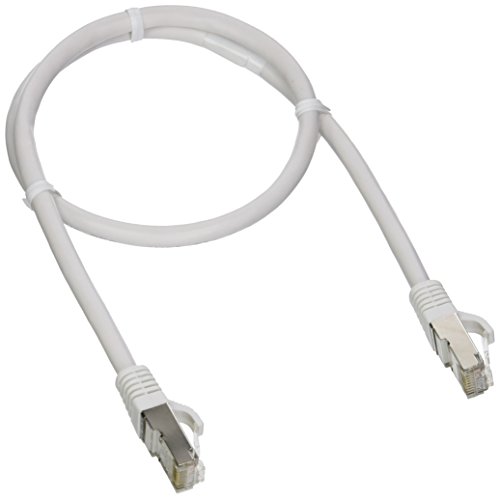 C2G Legrand Cat6 Ethernet Cable, Snagless Shielded Cat6a Patch Cable, White Network Patch Cable, 2 Foot Snagless STP Ethernet Cable, 1 Count, C2G 00915