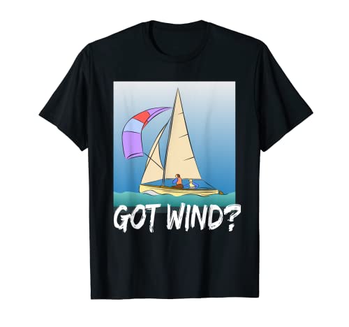 Funny Sailing T-Shirt with "Got Wind?" Design