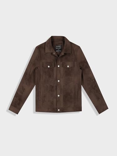 Image of The Indian Garage Co Men Slim Fit Long Sleeves Polo Collar Solid Jacket