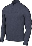 Nike Pinnacle Running Division Men's Water-Repellent 1/2-Zip Running Long Sleeve Top, Thunder Blue/Ashen Slate, 2XL