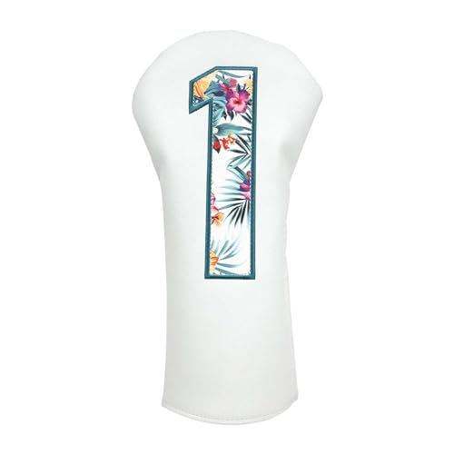 Syren Tropical Driver Headcover for Golf Clubs - Floral Golf Head Covers
