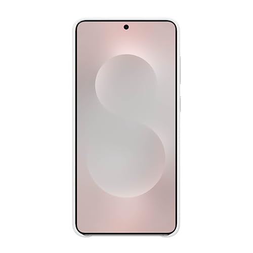 Image of Samsung Galaxy S25 Edge Silicone Phone Case, Protective Cover, Smooth Grip, Soft and Sleek Design, Seamless Fit, EF-PS937CJEGUS, Light Gray