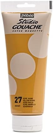 PEBEO 100 ml Studio Gouache, Ivory Black, 290026