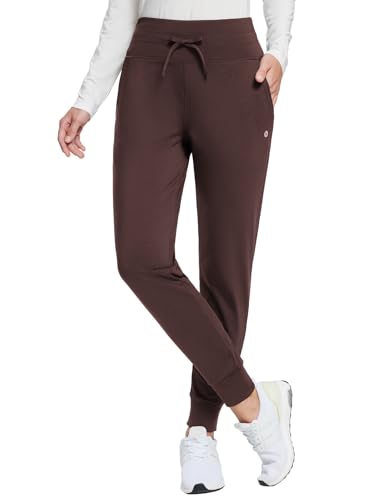 baleaf Women's Fleece Lined Pants Water-Resistant Sweatpants Winter Thermal Ski Hiking Running Joggers