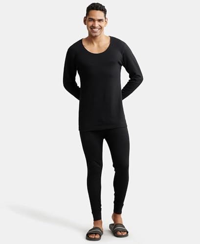 Image of Jockey 2404 Men Extra Warmth Super Combed Cotton Rich Full Sleeve Thermal Set with StayWarm Technology