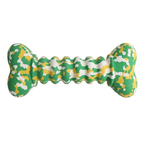 Dog Rubber Bone Chew Toys, Funny Bone Shaped Bite Resistant Balls, Chewing Interactive Fetch Throw Toys, Teeth Cleaning Dog Toys