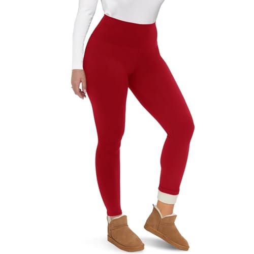Image of CAMPSNAIL Fleece Lined Leggings Women - Thick Winter Thermal Warm Pants