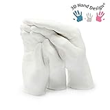 3D Abformset für einen Abdruck von Familienhänden mit ausführlicher und anschaulicher Bedienungsanleitung mit vielen Tipps und Tricks.