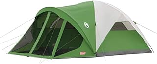 Coleman 6-Person Dome Tent with Screen Room | Evanston Camping Tent with Screened-In Porch