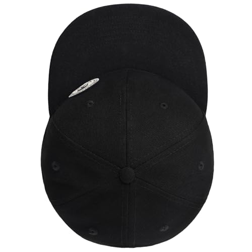 Image of Flat Brim Hats for Men - Gothic Style Skull Hat Leather Pattern - Hip-Hop Snapback Hat Skeleton Hats for Men