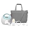 Spectra Baby S1 Plus Premier Rechargeable Breast Pump with Grey Tote Premium Accessory Kit - 24 mm