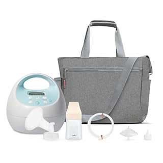 Spectra Baby S1 Plus Premier Rechargeable Breast Pump with Grey Tote Premium Accessory Kit - 24 mm