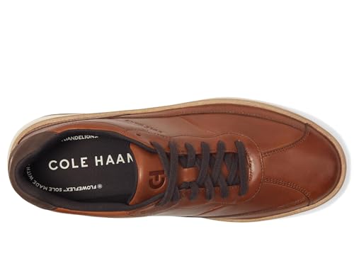 Cole Haan Mens Grandpro Featherarc Bike Toe Sneaker, British/Ivory/Hickory, 10-M US