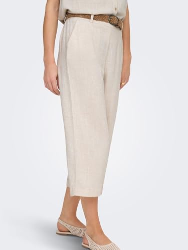 ONLY Onlsiesta Lin Culotte de Bureau et Vacances Pantalon Ample