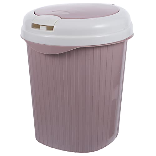 Mini caneca de basura rosa rectangular VALICLUD miniatura 1