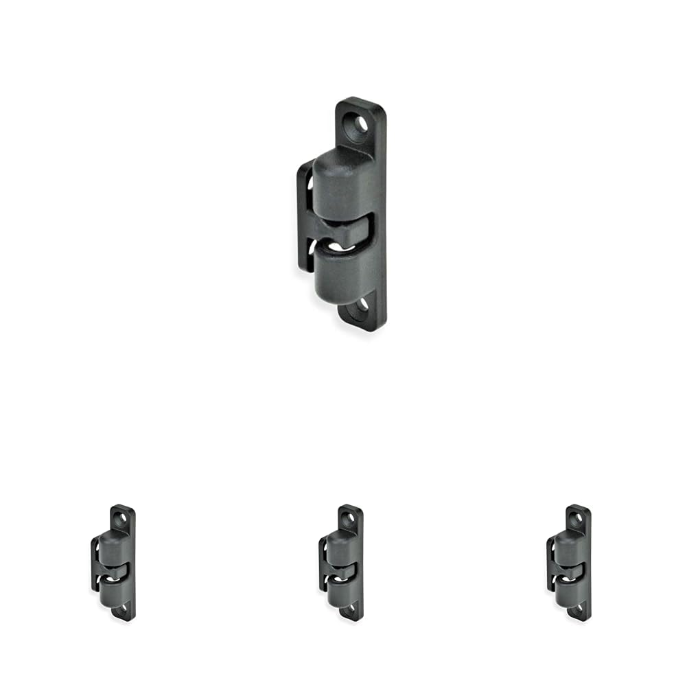 Ganter Normelemente GN 4490-ZD-38-1-SW Kugelschnäpper, schwarz, 1 Stück (Packung mit 4)