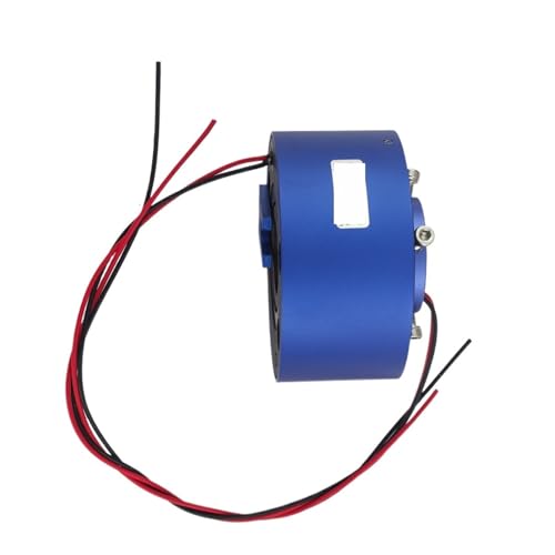 Bague collectrice électrique contre l'usure des câbles rotatifs 25,4 mm 2 circuits 10A