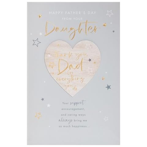 Heartfelt Father's Day Card from Daughter Cover
