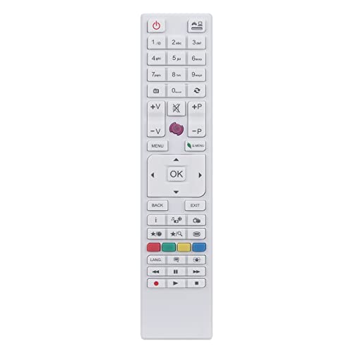VINABTY RC4876 Replacement Remote Control Fit for Hitachi Finlux Linsar Bush TV DLED48287FHD 32278HDDVDB 32LED900W 19LED900W 22LED900IE 26LED900 32LED900T 20LED2000T 32LED200 39LED900IE