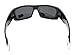 Locs Men's Original All Black Hardcore Sharp Square OG Sunglasses, Wrap