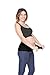 La Reve Maternity Belly Band Seamless Waistband for all Stages of Pregnancy Black Medium