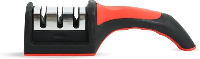 Knife Sharpener Easy-to-Use Durable Sharpener for Kitchen Knives with Non-Slip Base