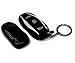 Topfit Silicone Key Cover for The Tesla Model X P90d(Black Red 2 of Set)