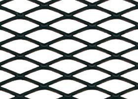 Pilot 04594 Alluminio Racing Grill, Rombo Medio, 6mm x 12mm/120cm x 20cm, Nero